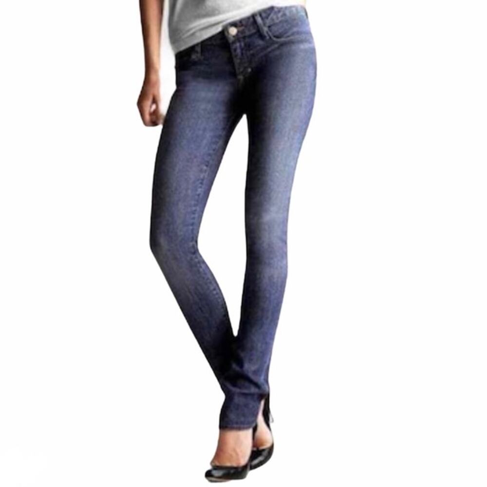GAP Dark Wash Low-Rise Zip Fly‎ Always Skinny Denim Jeans Women's Size 27/4a